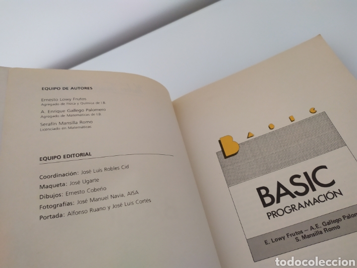 Libros de segunda mano: Basic. Programaci&oacute;n. Ernesto Lowy Frutos y otros. SM. Inform&aacute;tica - Foto 6