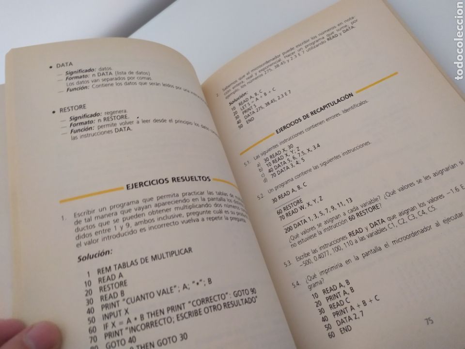 Libros de segunda mano: Basic. Programaci&oacute;n. Ernesto Lowy Frutos y otros. SM. Inform&aacute;tica - Foto 12
