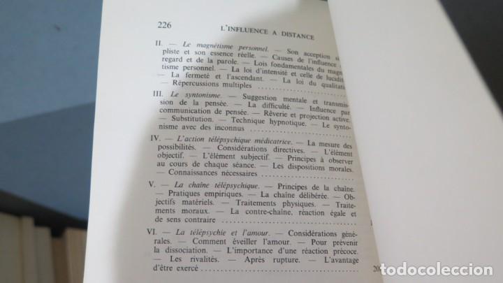 Libros de segunda mano: L&acute;INFLUENCE. LA TRANSMISSION DE LA PENSEE ET LA SUGGESTION MENTALE. JAGOT - Foto 5