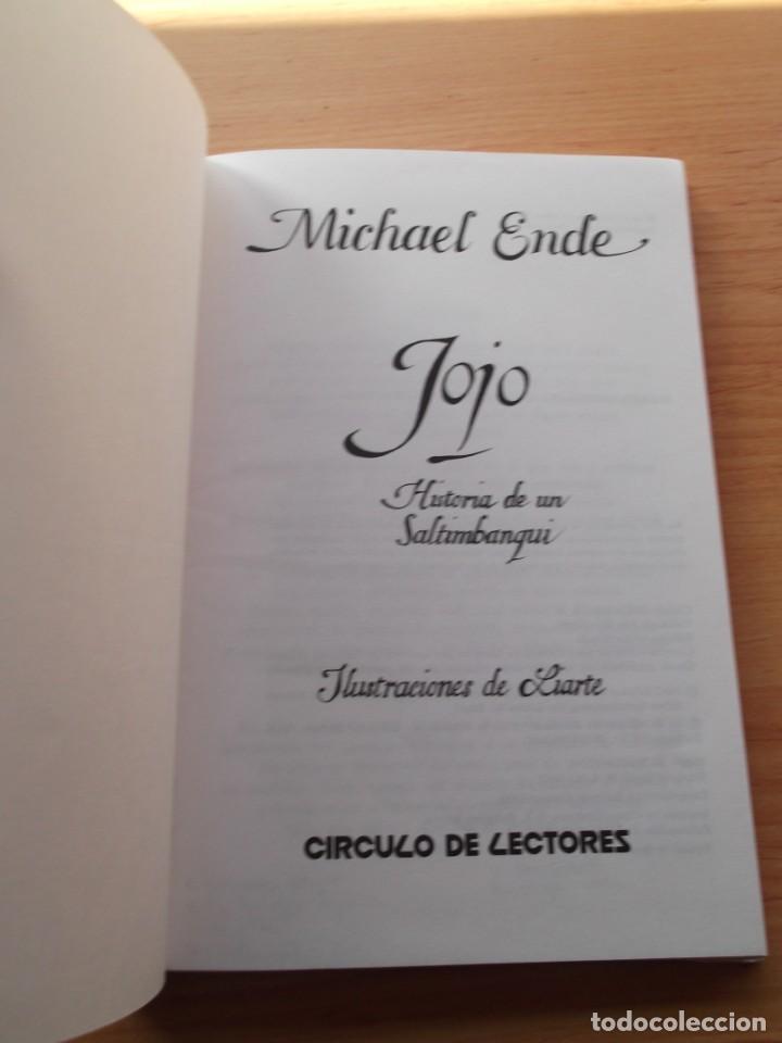 Libros de segunda mano: Jojo de Michael Ende.Circulo de lectores de 1982 - Foto 2