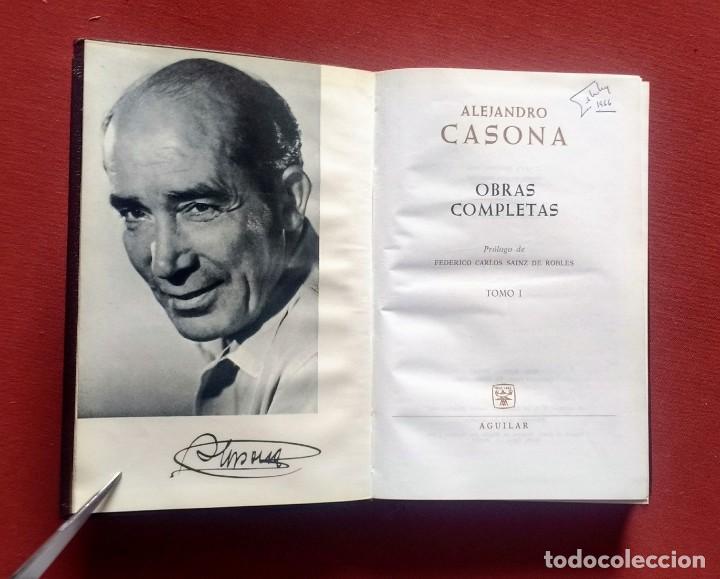Libros de segunda mano: ALEJANDRO CASONA - OBRAS COMPLETAS - I. - AGUILAR - 1965 - Foto 3