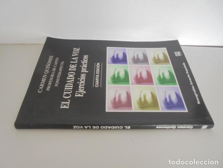 Libros de segunda mano: EL CUIDADO DE LA VOZ. EJERCICIOS PRACTICOS. CARMEN QUI&Ntilde;ONES. CISSPRAXIS. 2001. - Foto 2