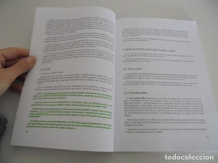 Libros de segunda mano: EL CUIDADO DE LA VOZ. EJERCICIOS PRACTICOS. CARMEN QUI&Ntilde;ONES. CISSPRAXIS. 2001. - Foto 7