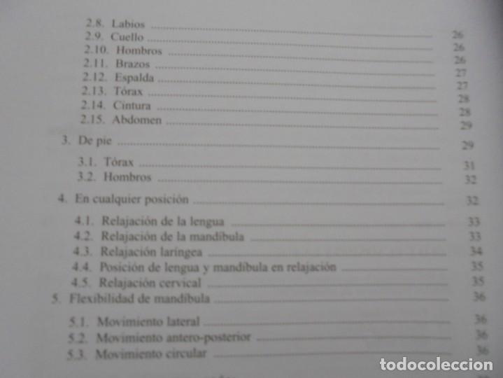 Libros de segunda mano: EL CUIDADO DE LA VOZ. EJERCICIOS PRACTICOS. CARMEN QUI&Ntilde;ONES. CISSPRAXIS. 2001. - Foto 14