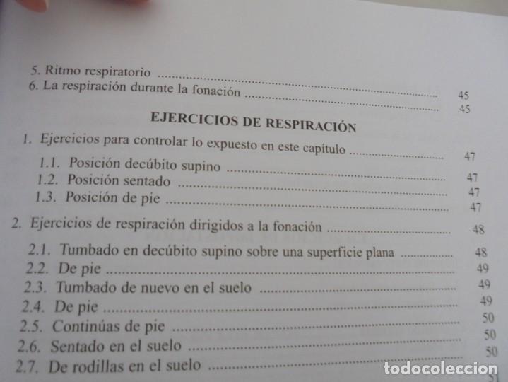 Libros de segunda mano: EL CUIDADO DE LA VOZ. EJERCICIOS PRACTICOS. CARMEN QUI&Ntilde;ONES. CISSPRAXIS. 2001. - Foto 16
