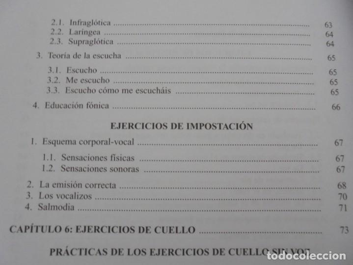 Libros de segunda mano: EL CUIDADO DE LA VOZ. EJERCICIOS PRACTICOS. CARMEN QUI&Ntilde;ONES. CISSPRAXIS. 2001. - Foto 18