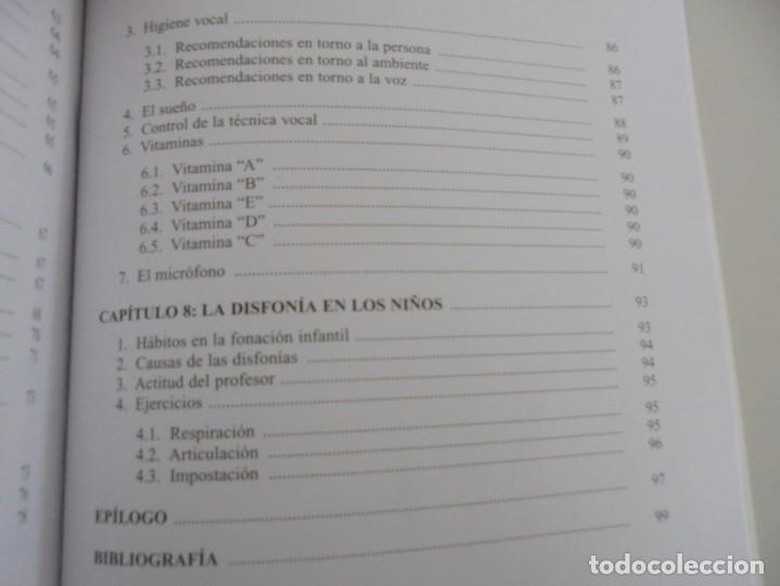 Libros de segunda mano: EL CUIDADO DE LA VOZ. EJERCICIOS PRACTICOS. CARMEN QUI&Ntilde;ONES. CISSPRAXIS. 2001. - Foto 20