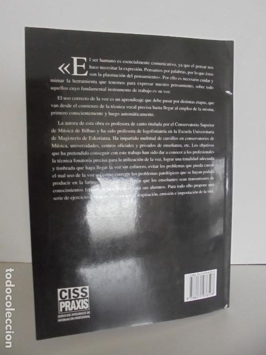 Libros de segunda mano: EL CUIDADO DE LA VOZ. EJERCICIOS PRACTICOS. CARMEN QUI&Ntilde;ONES. CISSPRAXIS. 2001. - Foto 22