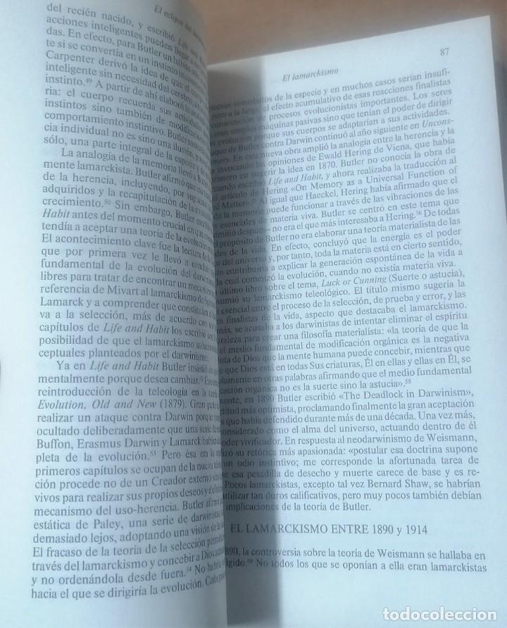 Libros de segunda mano: Peter J. Bowler, El ecilpse del darwinismo, Barcelona, 1985 - Foto 6