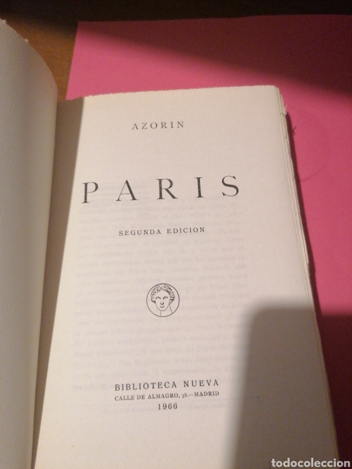 Libros de segunda mano: Azorin. Par&iacute;s. 1966 edicion - Foto 2