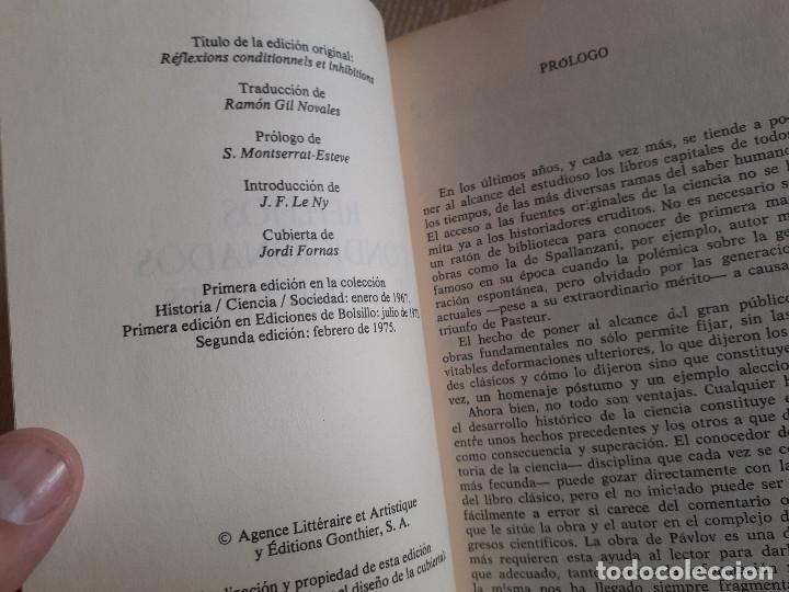 Libros de segunda mano: REFLEJOS CONDICIONADOS E INHIBICIONES - Ivan Pavlov - Foto 2