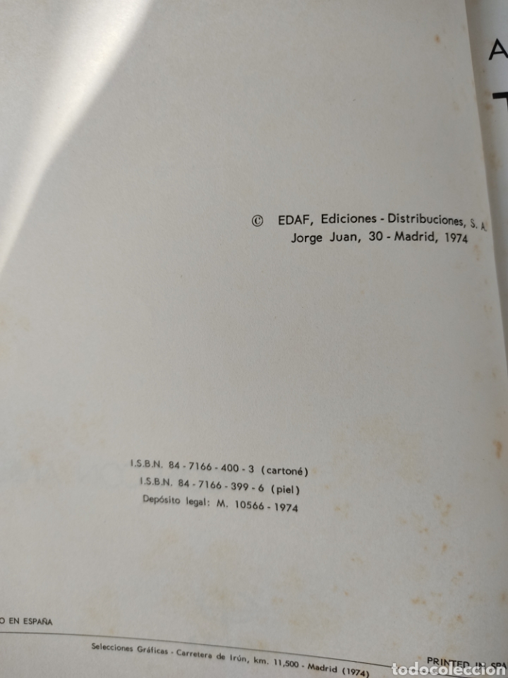 Libros de segunda mano: Tocon con Anibal Edaf a&ntilde;o 1974 - Foto 2