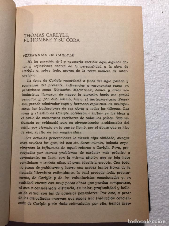 Libros de segunda mano: Los heroes. Biblioteca de Historia - Thomas Carlyle - Foto 2