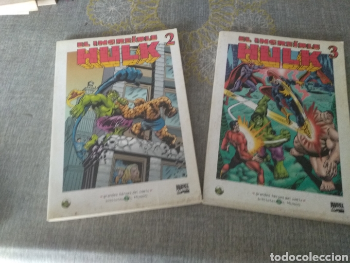 Second hand books: GRANDES HEROES DEL COMIC - BIBLITECA EL MUNDO - INCREIBLE HULK 2 Y 3