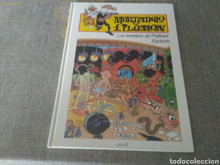 Libros de segunda mano: MORTADELO Y FILEMON - LOS INVENTOS DEL PROFESOR BACTERIO ( PLURAL ) - Foto 1