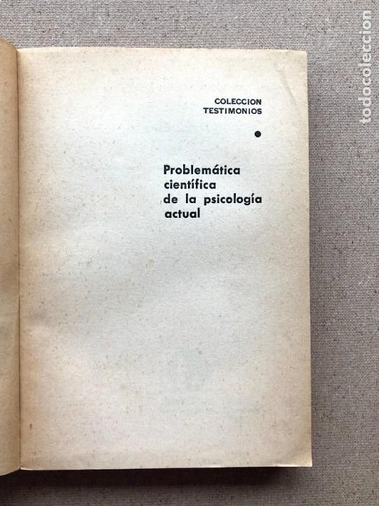 Libros de segunda mano: Problem&aacute;tica cient&iacute;fica de la psicolog&iacute;a actual / A. Luria y otros / Orbelus / - Foto 6