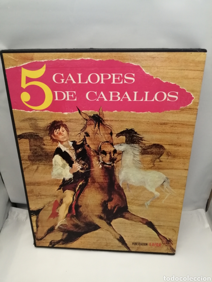 Libros de segunda mano: 5 Galopes de caballos (Primera edici&oacute;n en estuche ilustrado) - Foto 1