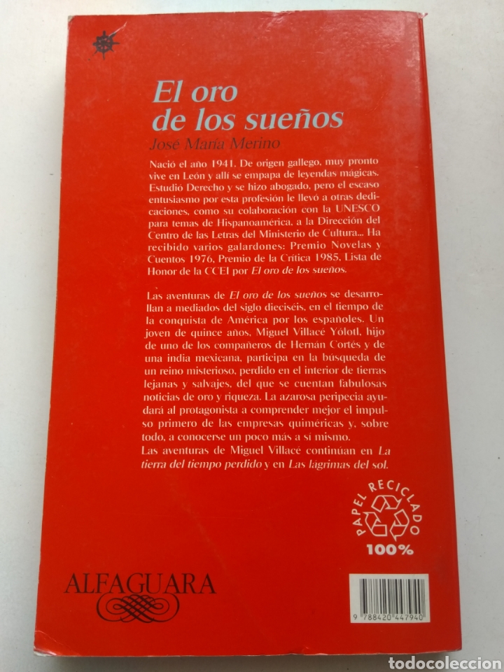 Libros de segunda mano: EL ORO DE LOS SUE&Ntilde;OS/JOS&Eacute; MAR&Iacute;A MERINO - Foto 4