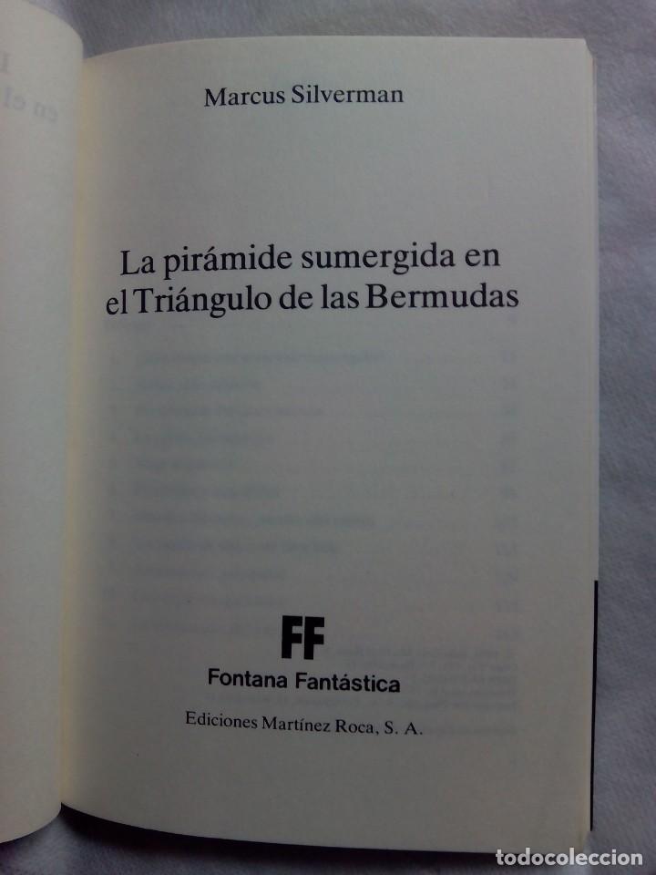 Libros de segunda mano: LA PIR&Aacute;MIDE SUMERGIDA EN EL TRI&Aacute;NGULO DE LAS BERMUDAS / MARCUS SILVERMAN - Foto 5