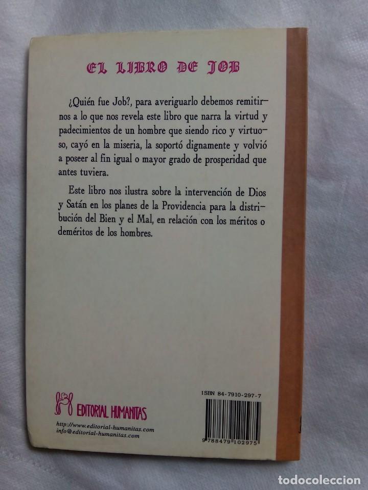Libros de segunda mano: EL LIBRO DE JOB. LOS PLANES DE LA PROVIDENCIA EN LA DISTRIBUCI&Oacute;N ..../ VERSI&Oacute;N DIRECTA DEL HEBREO - Foto 2