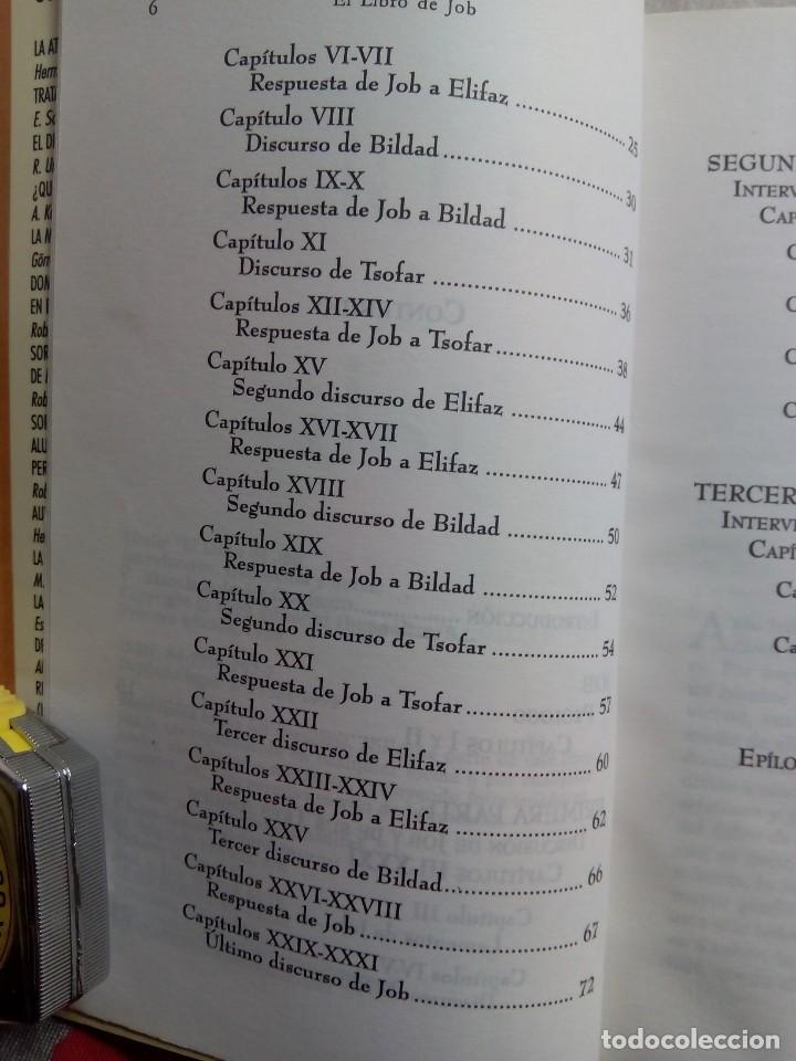 Libros de segunda mano: EL LIBRO DE JOB. LOS PLANES DE LA PROVIDENCIA EN LA DISTRIBUCI&Oacute;N ..../ VERSI&Oacute;N DIRECTA DEL HEBREO - Foto 7