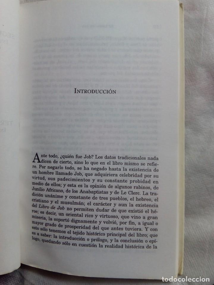 Libros de segunda mano: EL LIBRO DE JOB. LOS PLANES DE LA PROVIDENCIA EN LA DISTRIBUCI&Oacute;N ..../ VERSI&Oacute;N DIRECTA DEL HEBREO - Foto 9