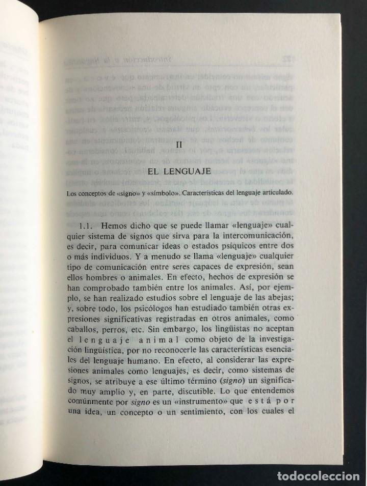 Libros de segunda mano: Introducci&oacute;n a la Ling&uuml;&iacute;stica. Eugenio Coseriu - Foto 6