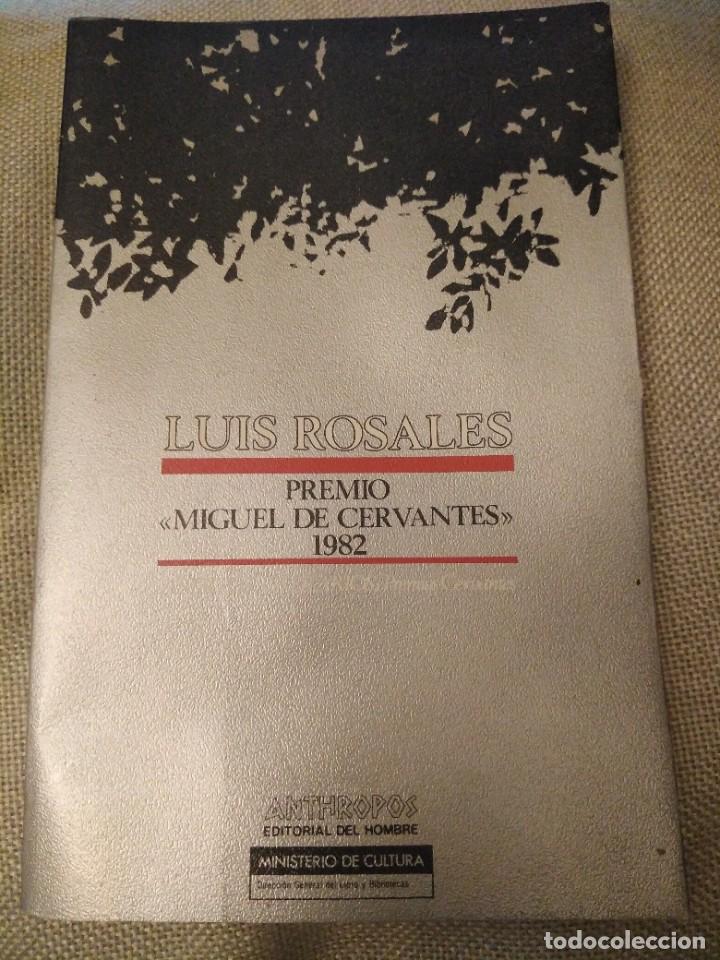 Libros de segunda mano: Luis Rosales. Premio Miguel de Cervantes 1982 - Foto 1