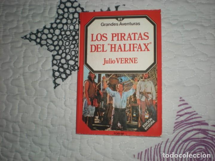 Libros de segunda mano: Los piratas del Halifax;Julio Verne;Forum;1985