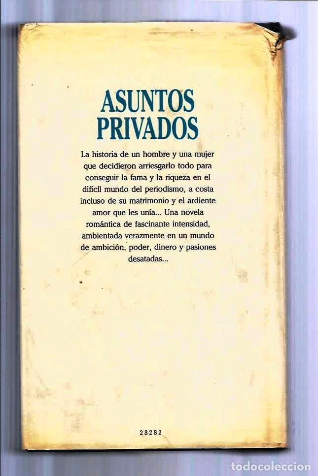 Libros de segunda mano: LIBRO, ASUNTOS PRIVADOS, JUDITH MICHAEL, ED. PLANETA 1990 - Foto 2