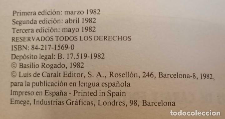 Libros de segunda mano: Libro: Secuestro en el Mundial 82 de Basilio Rogado, 1982 - Foto 4