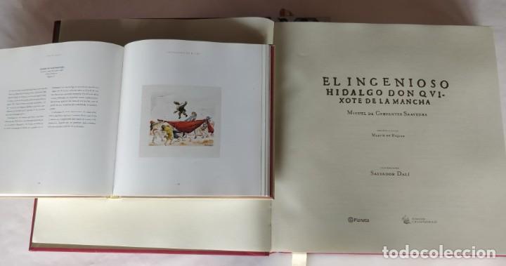 Libros de segunda mano: Don Quijote - Editorial Planeta - Litograf&iacute;as DALI - Foto 2