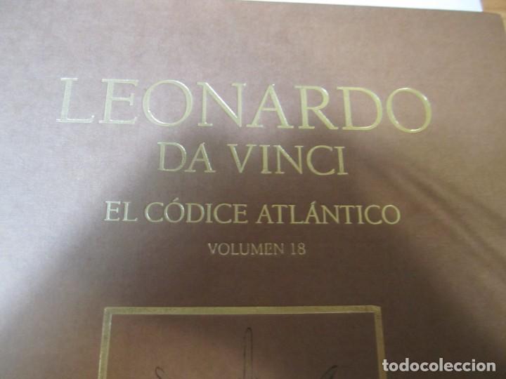 Libros de segunda mano: libro leonardo da vinci el codice atlantico volumen 18 folio - Foto 2