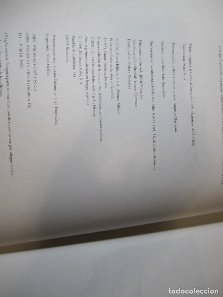 Libros de segunda mano: libro leonardo da vinci el codice atlantico volumen 18 folio - Foto 3