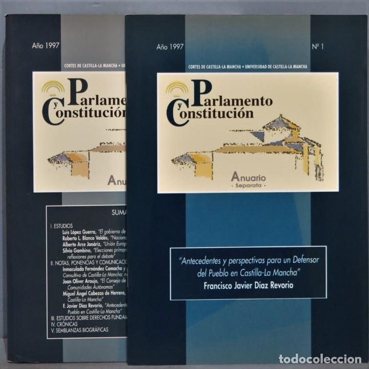 Libros de segunda mano: PARLAMENTO Y CONSTITUCION. ANUARIO Y SEPARATA. N&ordm;1. 1997 - Foto 1