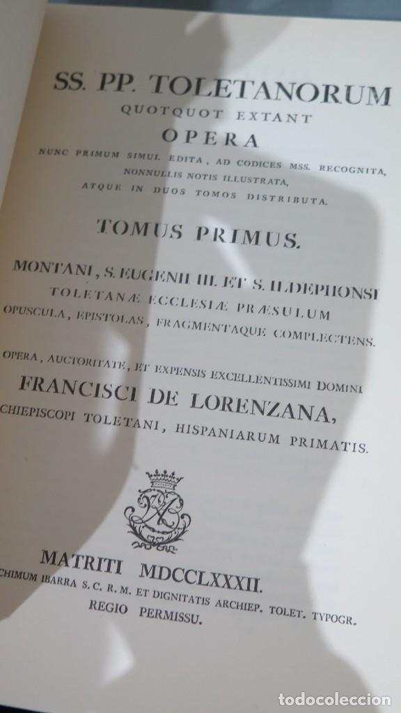 Libros de segunda mano: SS. PP. TOLETANORUM QUOTQUOT EXTANT OPERA. Tomus Primus. LORENZANA. FACSIMIL - Foto 2