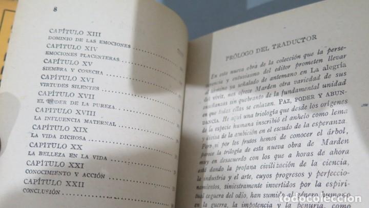 Libros de segunda mano: PAZ, PODER Y ABUNDANCIA. SWETT MARDEN - Foto 3