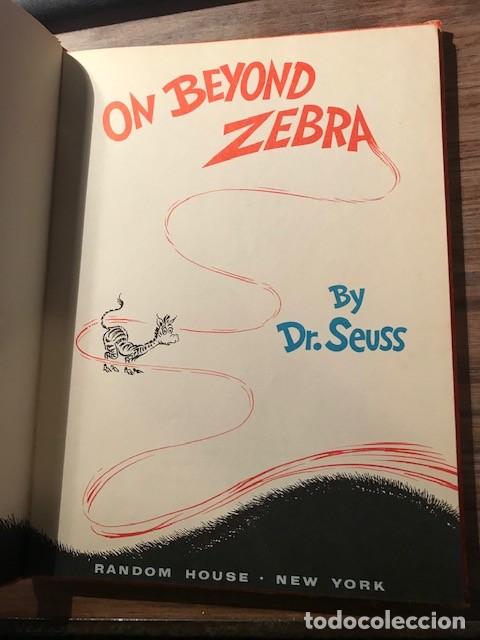 Libros de segunda mano: On Beyond Zebra!, Dr. Seuss - First Edition! - Foto 4