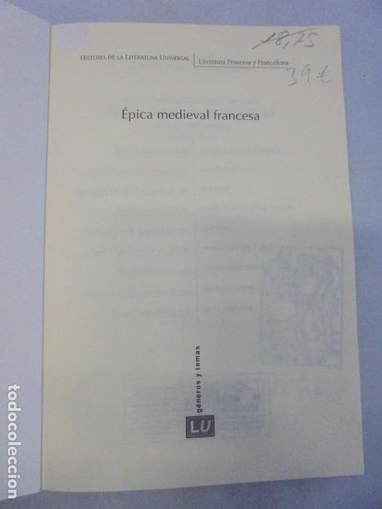 Libros de segunda mano: EPICA MEDIEVAL FRANCESA. ELENA REAL. EDITORIAL SINTESIS 2002. - Foto 6