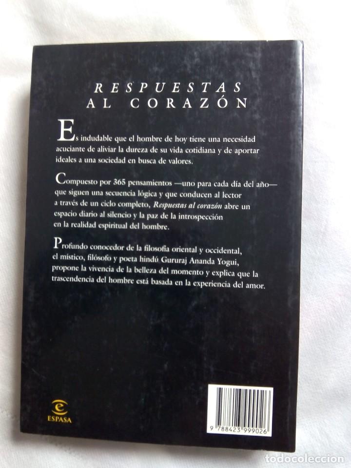 Libros de segunda mano: RESPUESTAS AL CORAZ&Oacute;N / GURURAJ ANANDA YOGHI - Foto 2