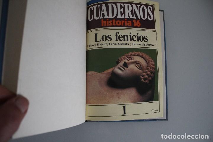 Libros de segunda mano: CUADERNOS DE HISTORIA 16 N&Uacute;MEROS SUELTOS ENCUADERNADO - Foto 1
