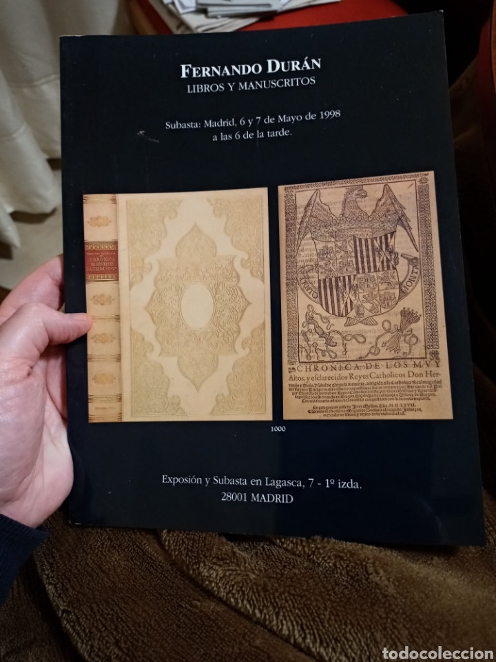 Libros de segunda mano: Fernando Duran. Libros y Manuscritos. Subasta 6 de mayo de 1998 - Foto 1