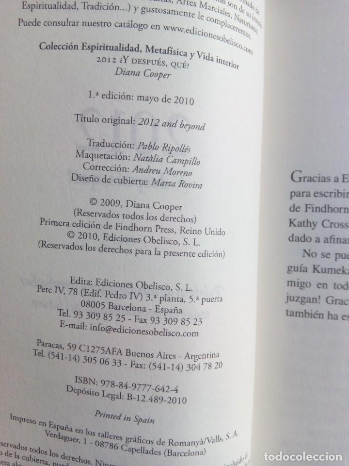 Libros de segunda mano: 2012 &iquest;Y DESPU&Eacute;S QU&Eacute;?/ DIANA COOPER - Foto 4