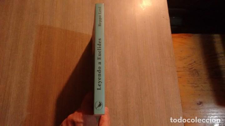 Libros de segunda mano: BEPPO LEVI - LEYENDO A EUCLIDES - Foto 2
