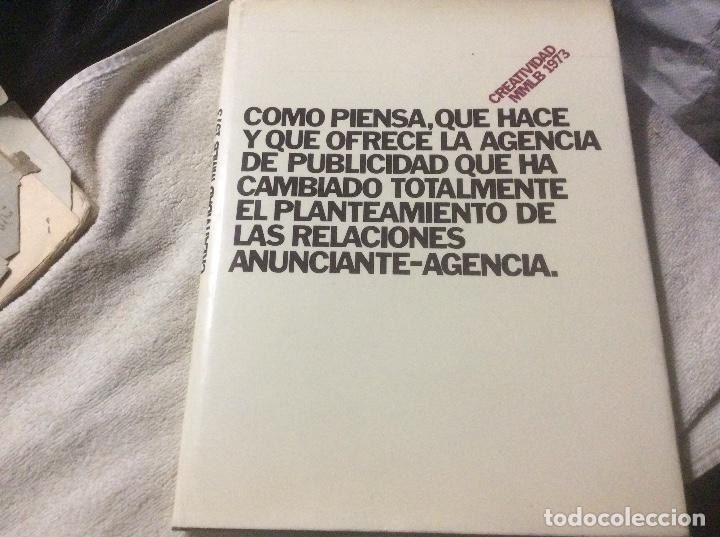 Gebrauchte B&uuml;cher: Creatividad MMLB 1973 publicidad con disco joya del origen de una gran agencia