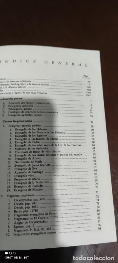 Libros de segunda mano: LOS EVANGELIOS APOCRIFOS EDICION BILINGUE AURELIO DE SANTOS DESCATALOGADO - Foto 3