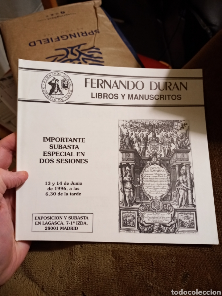 Libros de segunda mano: Fernando Duran. Libros y Manuscritos. Subasta 13 y 14 julio de 1996 - Foto 1