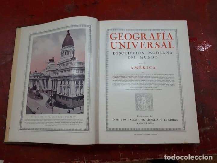 Libros de segunda mano: Geograf&iacute;a Universal, Am&eacute;rica. Gallach. - Foto 1