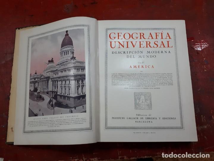 Libros de segunda mano: Geograf&iacute;a Universal, Am&eacute;rica. Gallach. - Foto 5