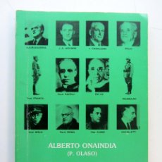 Libros de segunda mano: EL PACTO DE SANTOÑA. ALBERTO ONAINDIA (P. OLASO). ED. LAIZ 1983. 181 PÁGS.